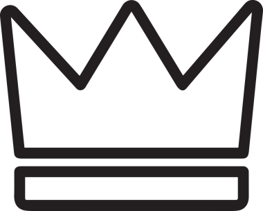 Kazanan Siyah ve Beyaz Logo Simgesi Markalaşma ve Tasarım için PNG Biçiminde