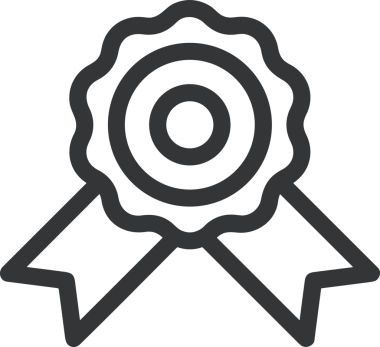 Kazanan Siyah ve Beyaz Logo Simgesi Markalaşma ve Tasarım için PNG Biçiminde