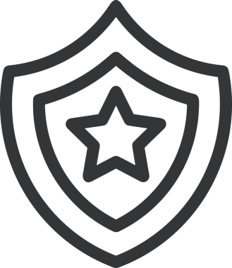 Kazanan Siyah ve Beyaz Logo Simgesi Markalaşma ve Tasarım için PNG Biçiminde