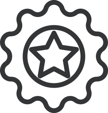 Kazanan Siyah ve Beyaz Logo Simgesi Markalaşma ve Tasarım için PNG Biçiminde