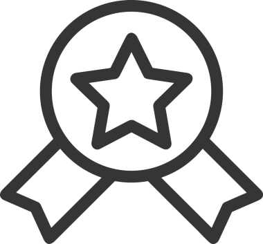 Kazanan Siyah ve Beyaz Logo Simgesi Markalaşma ve Tasarım için PNG Biçiminde