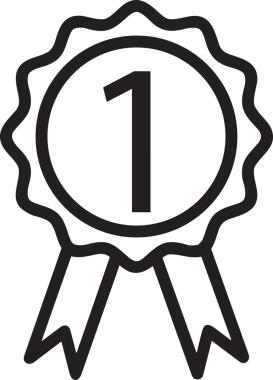 Kazanan Siyah ve Beyaz Logo Simgesi Markalaşma ve Tasarım için PNG Biçiminde