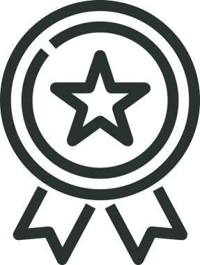 Kazanan Siyah ve Beyaz Logo Simgesi Markalaşma ve Tasarım için PNG Biçiminde