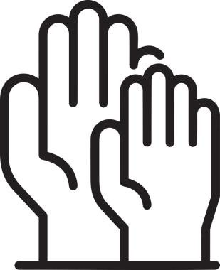 Kazanan Siyah ve Beyaz Logo Simgesi Markalaşma ve Tasarım için PNG Biçiminde