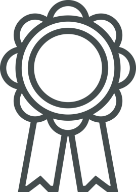 Kazanan Siyah ve Beyaz Logo Simgesi Markalaşma ve Tasarım için PNG Biçiminde