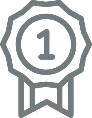 Kazanan Siyah ve Beyaz Logo Simgesi Markalaşma ve Tasarım için PNG Biçiminde