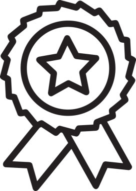 Kazanan Siyah ve Beyaz Logo Simgesi Markalaşma ve Tasarım için PNG Biçiminde