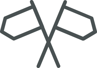 Kazanan Siyah ve Beyaz Logo Simgesi Markalaşma ve Tasarım için PNG Biçiminde