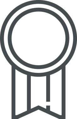 Kazanan Siyah ve Beyaz Logo Simgesi Markalaşma ve Tasarım için PNG Biçiminde