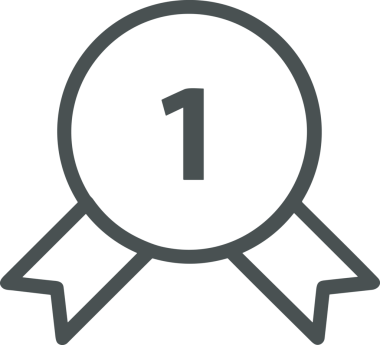 Kazanan Siyah ve Beyaz Logo Simgesi Markalaşma ve Tasarım için PNG Biçiminde