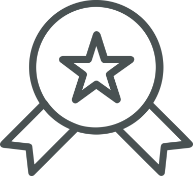 Kazanan Siyah ve Beyaz Logo Simgesi Markalaşma ve Tasarım için PNG Biçiminde