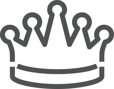 Kazanan Siyah ve Beyaz Logo Simgesi Markalaşma ve Tasarım için PNG Biçiminde