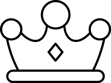 Kazanan Siyah ve Beyaz Logo Simgesi Markalaşma ve Tasarım için PNG Biçiminde