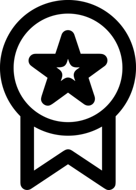 Kazanan Siyah ve Beyaz Logo Simgesi Markalaşma ve Tasarım için PNG Biçiminde