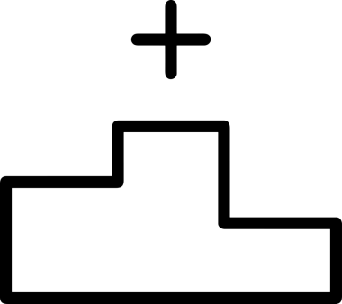 Kazanan Siyah ve Beyaz Logo Simgesi Markalaşma ve Tasarım için PNG Biçiminde