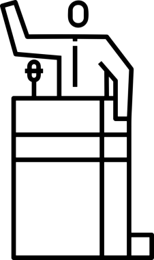 Kazanan Siyah ve Beyaz Logo Simgesi Markalaşma ve Tasarım için PNG Biçiminde