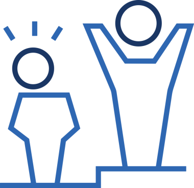 Kazanan Siyah ve Beyaz Logo Simgesi Markalaşma ve Tasarım için PNG Biçiminde