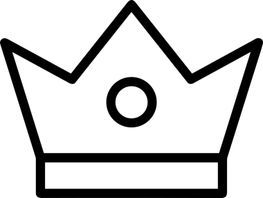 Kazanan Siyah ve Beyaz Logo Simgesi Markalaşma ve Tasarım için PNG Biçiminde