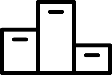 Kazanan Siyah ve Beyaz Logo Simgesi Markalaşma ve Tasarım için PNG Biçiminde