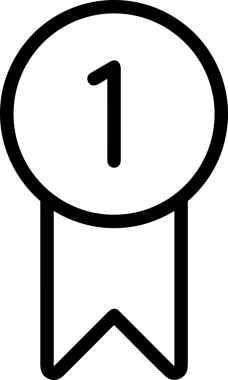 Kazanan Siyah ve Beyaz Logo Simgesi Markalaşma ve Tasarım için PNG Biçiminde