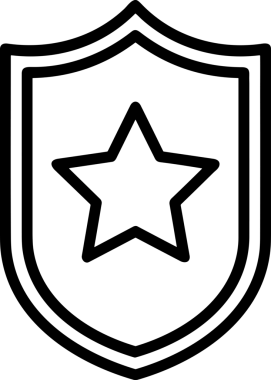 Kazanan Siyah ve Beyaz Logo Simgesi Markalaşma ve Tasarım için PNG Biçiminde