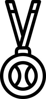 Kazanan Siyah ve Beyaz Logo Simgesi Markalaşma ve Tasarım için PNG Biçiminde