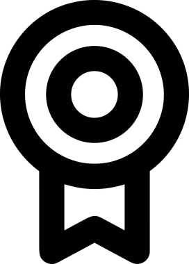 Kazanan Siyah ve Beyaz Logo Simgesi Markalaşma ve Tasarım için PNG Biçiminde
