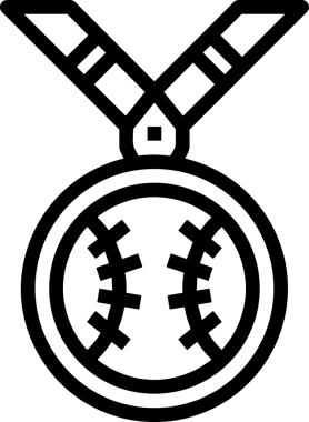 Kazanan Siyah ve Beyaz Logo Simgesi Markalaşma ve Tasarım için PNG Biçiminde