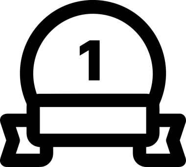 Kazanan Siyah ve Beyaz Logo Simgesi Markalaşma ve Tasarım için PNG Biçiminde