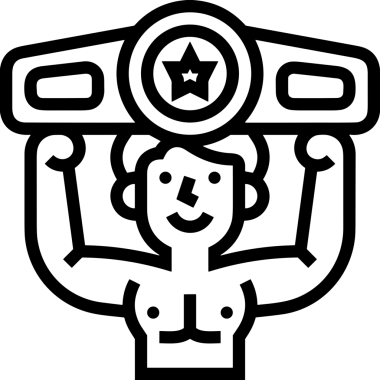 Kazanan Siyah ve Beyaz Logo Simgesi Markalaşma ve Tasarım için PNG Biçiminde