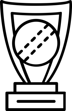 Kazanan Siyah ve Beyaz Logo Simgesi Markalaşma ve Tasarım için PNG Biçiminde