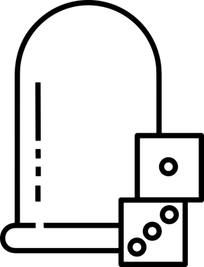 Kazanan Siyah ve Beyaz Logo Simgesi Markalaşma ve Tasarım için PNG Biçiminde