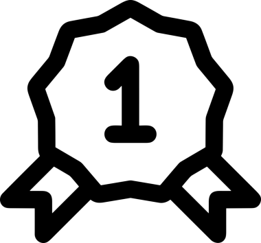 Kazanan Siyah ve Beyaz Logo Simgesi Markalaşma ve Tasarım için PNG Biçiminde