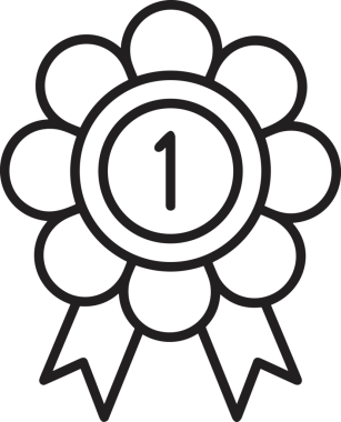 Kazanan Siyah ve Beyaz Logo Simgesi Markalaşma ve Tasarım için PNG Biçiminde