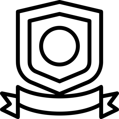 Kazanan Siyah ve Beyaz Logo Simgesi Markalaşma ve Tasarım için PNG Biçiminde