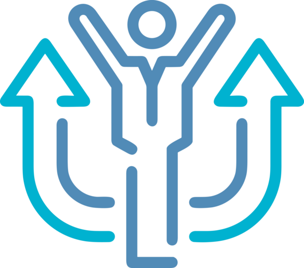 Kazanan Siyah ve Beyaz Logo Simgesi Markalaşma ve Tasarım için PNG Biçiminde