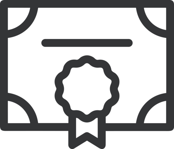 Kazanan Siyah ve Beyaz Logo Simgesi Markalaşma ve Tasarım için PNG Biçiminde