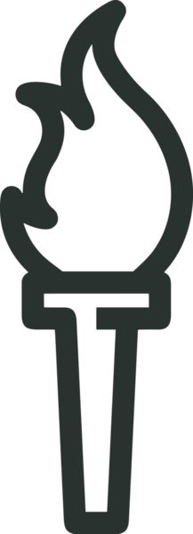 Kazanan Siyah ve Beyaz Logo Simgesi Markalaşma ve Tasarım için PNG Biçiminde