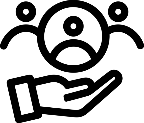 Kazanan Siyah ve Beyaz Logo Simgesi Markalaşma ve Tasarım için PNG Biçiminde