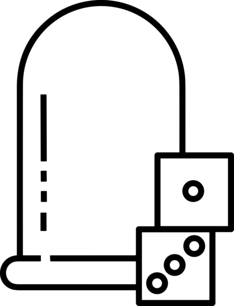 Kazanan Siyah ve Beyaz Logo Simgesi Markalaşma ve Tasarım için PNG Biçiminde