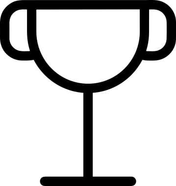 Kazanan Siyah ve Beyaz Logo Simgesi Markalaşma ve Tasarım için PNG Biçiminde