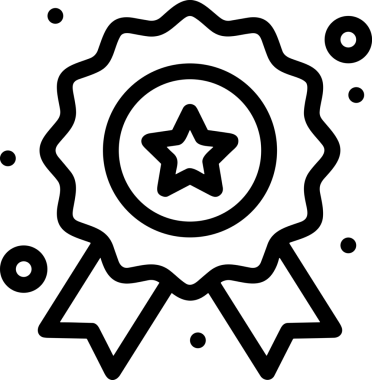 Kazanan Siyah ve Beyaz Logo Simgesi Markalaşma ve Tasarım için PNG Biçiminde