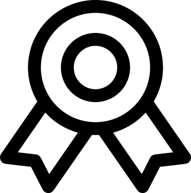 Kazanan Siyah ve Beyaz Logo Simgesi Markalaşma ve Tasarım için PNG Biçiminde