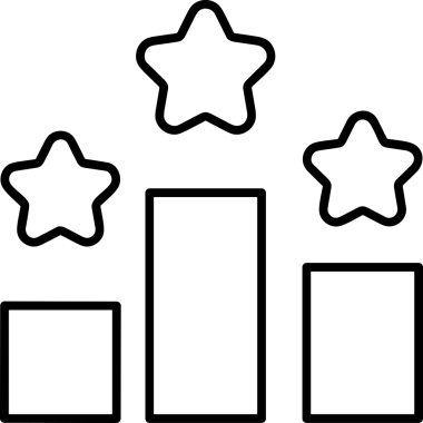 Kazanan Siyah ve Beyaz Logo Simgesi Markalaşma ve Tasarım için PNG Biçiminde