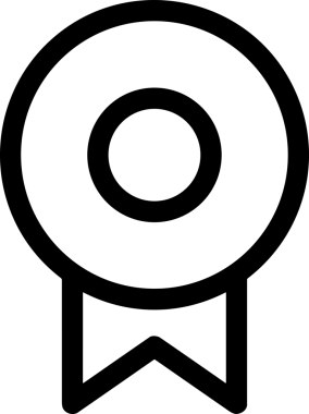 Kazanan Siyah ve Beyaz Logo Simgesi Markalaşma ve Tasarım için PNG Biçiminde