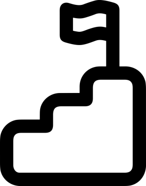 Kazanan Siyah ve Beyaz Logo Simgesi Markalaşma ve Tasarım için PNG Biçiminde