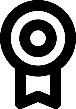 Kazanan Siyah ve Beyaz Logo Simgesi Markalaşma ve Tasarım için PNG Biçiminde