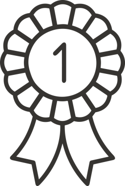 Kazanan Siyah ve Beyaz Logo Simgesi Markalaşma ve Tasarım için PNG Biçiminde