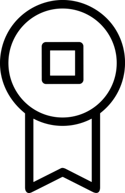Kazanan Siyah ve Beyaz Logo Simgesi Markalaşma ve Tasarım için PNG Biçiminde