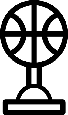 Kazanan Siyah ve Beyaz Logo Simgesi Markalaşma ve Tasarım için PNG Biçiminde